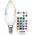 Λάμπα LED AVIDE, E14, 4.9W (=40W), RGB, 2700K, 470 lm, ρυθμιζόμενη, 360 μοίρες, με τηλεχειριστήριο