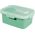 Curver Pojemnik na żywność prostokątny LUNCH KIT Smart to go Mix miętowy/ jasnoszary/ brzoskwiniowy 1,2L Curver