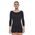 Γυναικεία μπλούζα LS1628W με μανίκι 3/4 COMFORT MERINO μαύρο M