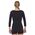 Γυναικεία μπλούζα LS1628W με μανίκι 3/4 COMFORT MERINO μαύρο M