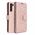 Θήκη MEZZO Book για IPHONE 14 Pro mandala ροζ χρυσό