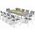 Keter Darza kresls Harmony Armchair balts/gaisi peleks 29201284