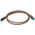 Καλώδιο Patch RJ45 S/FTP Cat6A LSZH Καφέ Μήκος 1m 4x2xAWG27/7 σύμφωνα με TIA/EIA568B θωρακισμένο Πρότυπα μετάδοσης 10Gbit
