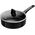 Τηγάνι Tefal Intens'Ceram με γυάλινο καπάκι 24 cm/3.2 L, μαύρο