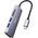 Satechi USB-C Hub - Starry Grey, 3 Ports, Card Readers