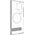 Dbramante1928 Iceland Pro Qi2 Kick case, Galaxy S25 Ultra, clear