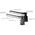 Φωτιστικό δρόμου LED 230V 100W 10 000lm, 140deg x 70deg 4000K, μαύρο, FLAMINGO, IP65, IK08