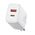 Baseus wall charger Compact PD 20W 1x USB-C 1x USB white 6953156207240
