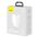 Baseus wall charger Compact PD 20W 1x USB-C 1x USB white 6953156207240