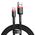 Baseus cable Cafule USB - USB-C 0,5m 3A red-black 6953156278271