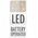 Διακοσμητικό κεραμικό σπιτάκι LED, 16 εκ.