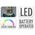 Χιονόμπαλα, χριστουγεννιάτικη, LED, Ø 6,5 cm