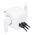 Πολύπριζο κύβος Solight, 3x 16A + USB A+C, λευκό, διακόπτης