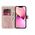 Θήκη ForCell Kabura Forcell MEZZO Book για IPHONE 13 δέντρο ροζ χρυσό