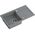 Νεροχύτης GraniteQ JERRY 111 γκρι γρανίτης νεροχύτης (77x44x17,5) + σιφόνι + καπάκι