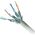 Gembird RJ-45/RJ-45, kat.6A, S/FTP, zielony, 0.5m (PP6A-LSZHCU-G-0.5M)