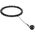 ZESTAW HULA HOP HHW02 BLACK Z WYPUSTKAMI I OBCIĄŻNIKIEM HMS + PAS BR163 RED
