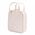 Kosmetyczka organizer na kosmetyki z rączką 17x7x19cm kremowa KS128B