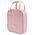 Kosmetyczka organizer na kosmetyki z rączką 17x7x19cm różowa KS128R