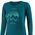 Μπλούζα γυναικεία με μακρύ μανίκι OUTDOOR WOOL PRO πράσινο XL - GÓRY 13