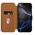 Θήκη FOLIO Side Magnet για IPHONE 16 καφέ
