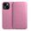 Θήκη DUAL POCKET Book για XIAOMI Redmi Note 14 5G ανοιχτό ροζ
