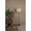 Φωτιστικό δαπέδου Lucide Maya 45709/81/38 1x40W E27 κρεμ/μαύρο