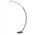 Lucide Curve 44700/11/30 φωτιστικό δαπέδου 1x15W LED 2550-2850K 540 lm μαύρο