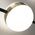MAXlight Mantra Cuba 7163 απλίκα τοίχου 1x8W LED 3000K 600 lm χρυσό/μαύρο
