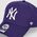 47 Brand MLB New York Yankees MVP Καπέλο B-MVPSP17WBP-PP Μωβ Ένα μέγεθος