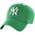 47 Brand Νέα Υόρκη Yankees MLB Καπέλο Clean Up B-RGW17GWS-KY Πράσινο Ένα μέγεθος