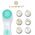 Επαγγελματική σειρά LUMINEO Szczoteczka do twarzy Brush turkusowa + Καθαριστικό τζελ Lumineo για ευαίσθητο δέρμα 100 ml