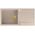 EVAN 146 XL GraniteQ νεροχύτης με σιφόνι Push 2 Open 1-θέσιο χωρίς αποστράγγιση (1000x500x210| θάλαμος 420x480) pearl beige / χρυσά στοιχεία