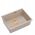 LOGAN 100 GraniteQ νεροχύτης pearl beige 56x45x21,5 cm 1-θέσιος υποκαθήμενος με χειροκίνητο σιφόνι χάλκινος