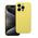 Θήκη SILICONE 2mm για IPHONE 16e (SE 4 2025) κίτρινο