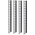 APC Vertical Cable Manager for NetShelter SX Networking Enclosures (Qty 4) (AR7717A)