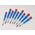 King Tony ZESTAW WKRĘTAKÓW PRECYZYJNYCH 9cz. TORX T4 - T20 x 40/50mm, PUDEŁKO PLAST. King Tony