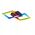 Φωτιστικό οροφής LED EGLO RGBIC PLAFONIERA, 2x9.8W, RGB, 2100 lm, 525x310x80 mm, με τηλεχειριστήριο