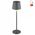 Table LED lamp GLOBO SOLAR, solar powered, IP44, 500lm, 3000K, anthracite
