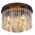 Φωτιστικό οροφής GLOBO GORLEY, 5xE14, 40W, 230V, μέταλλο, μαύρο χρώμα, o32x23cm