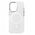 Θήκη με γκλίτερ Glitter Case με MagSafe για Samsung Galaxy A16 5G - λευκό