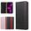 Θήκη Magnet Strap etui iPhone 14 Pro κάλυμμα με καπάκι πορτοφόλι mini λουράκι βάση μαύρο