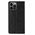 Θήκη Magnet Strap etui iPhone 14 Pro κάλυμμα με καπάκι πορτοφόλι mini λουράκι βάση μαύρο