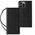 Θήκη Magnet Strap για iPhone 13 Pro πορτοφόλι + mini λουράκι μαύρο