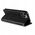 Θήκη Magnet Strap etui για iPhone 12 Pro πορτοφόλι κάλυμμα + mini λουράκι μαύρο