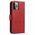 Θήκη Magnet Case Samsung Galaxy S23+ με καπάκι πορτοφόλι βάση κόκκινη