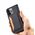 Θήκη κάρτας μαγνήτη etui Samsung Galaxy S23+ θήκη με πτερύγιο πορτοφόλι βάση μαύρη