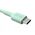 Καλώδιο Green Cell PowerFlex Γρήγορη Φόρτιση USB Type-C Αρσενικό - USB Type-C Αρσενικό 100W Μέντα Πράσινο 2m 5904326376243