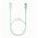 Καλώδιο Green Cell PowerFlex Γρήγορη Φόρτιση USB Type-C Αρσενικό - USB Type-C Αρσενικό 100W Μέντα Πράσινο 0.3m 5904326376229