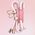 Zestaw crossbody + handstrap Nimmy       Cool&Cute 2.0 różowy